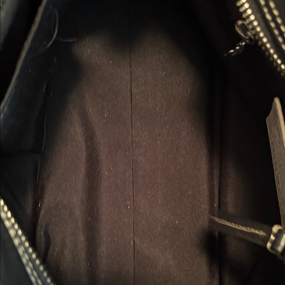 Coach Black and Cream Shoulder Bag - Picture 9 of 14